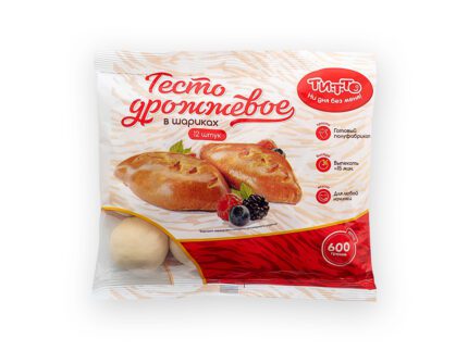 Тесто дрожжевое замороженное в виде шариков